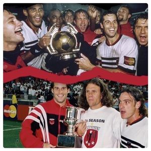 VTG Adidas DC United MLS 1996 Soccer Training Jacket Large